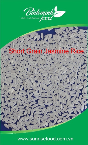 Gạo Jasmine hạt ngắn - Sunrise Food - Công Ty CP Lương Thực Bình Minh